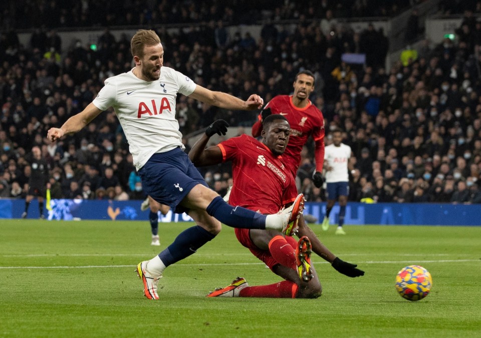 Kane scored just his second Prem goal of the season after 13 minutes