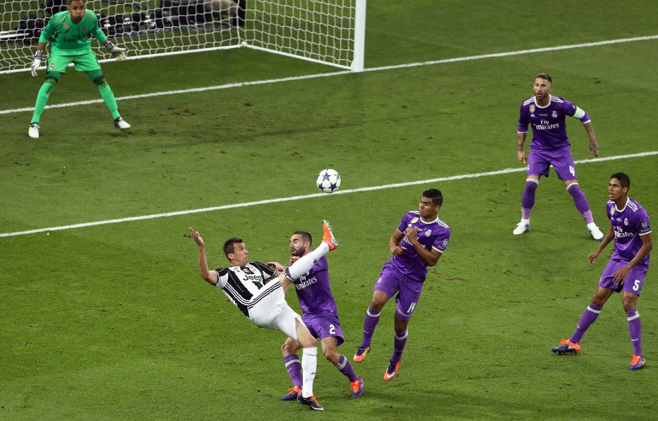 Mandzukic's overhead kick against Real in 2017 is Dave Kidd's favourite