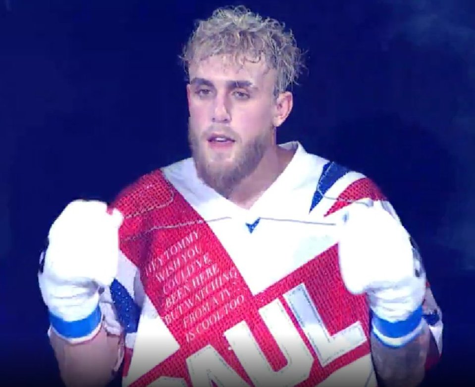 Jake Paul trolled Tommy Fury during his ringwalk and after his win over Tyron Woodley