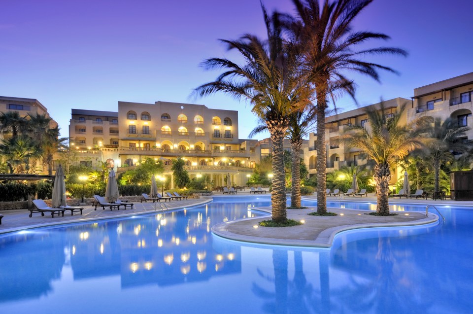 We stayed at the Kempinski Hotel, San Lawrenz, Gozo with rooms from £96 per night