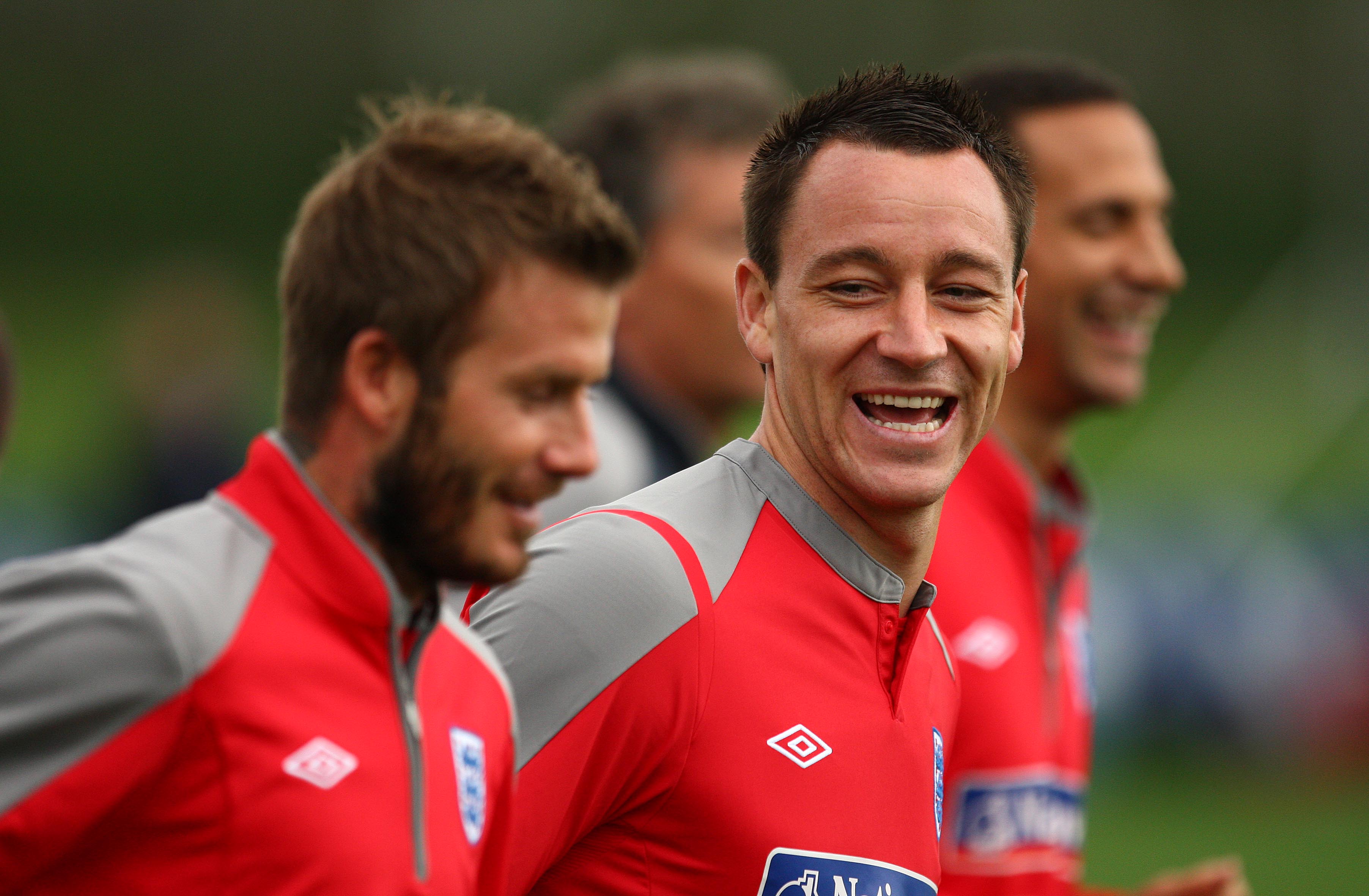 John Terry has called for former England team-mae David Beckham to be knighted