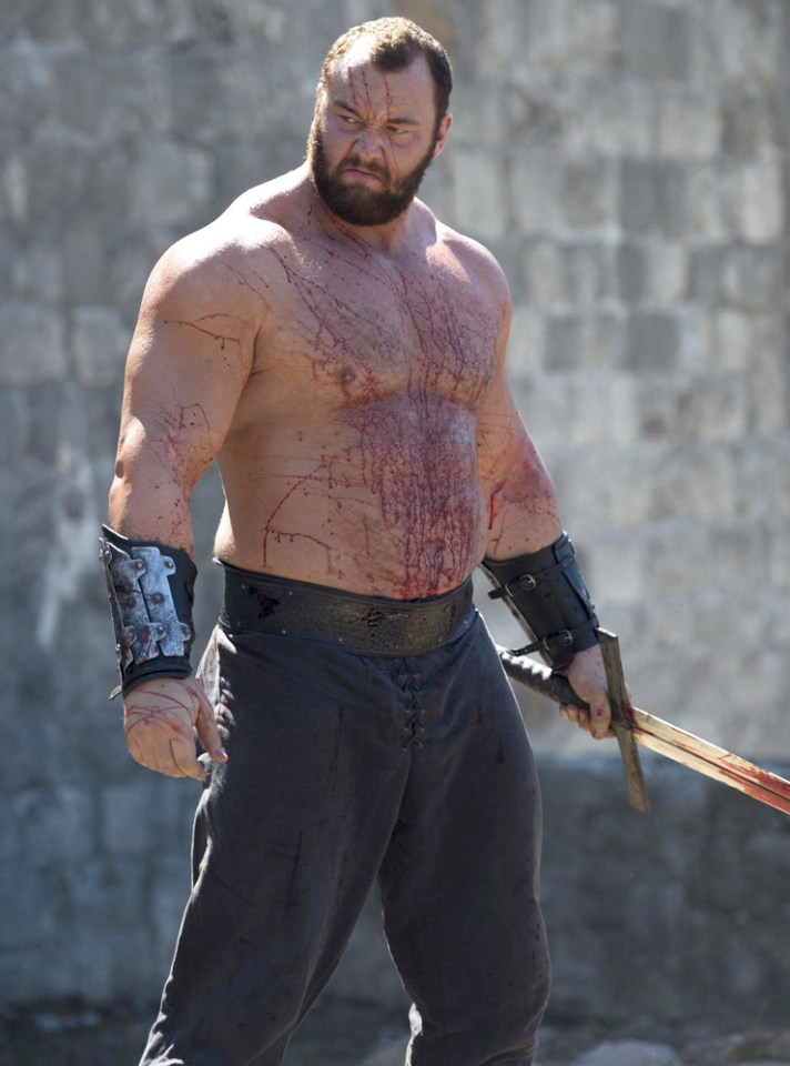 Hafthor Bjornsson starred on TV show Game of Thrones