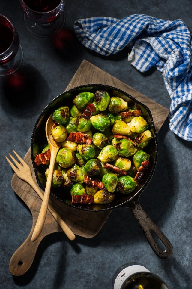 Pimp up plain sprouts with pancetta