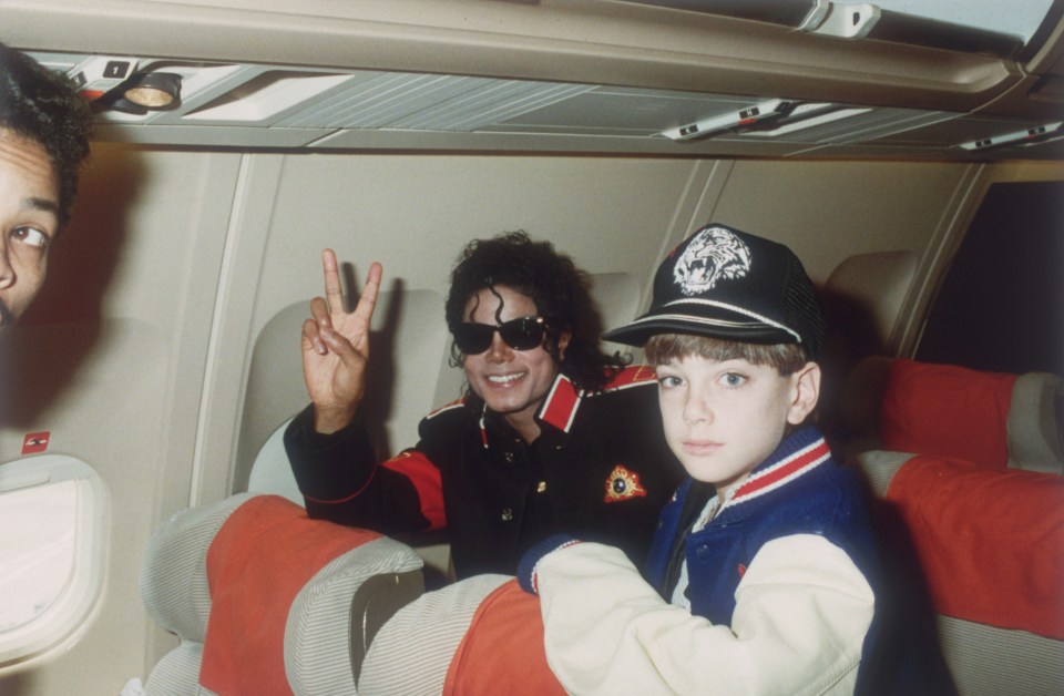 Jackson with accuser James Safechuck