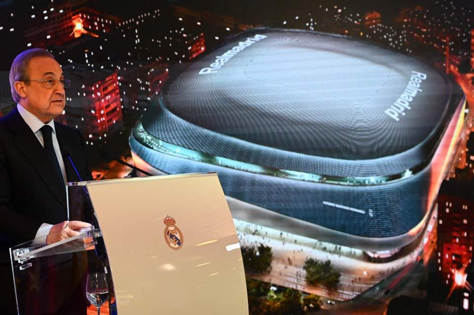 Real Madrid's vision for the Bernabeu once work on the stadium is completed