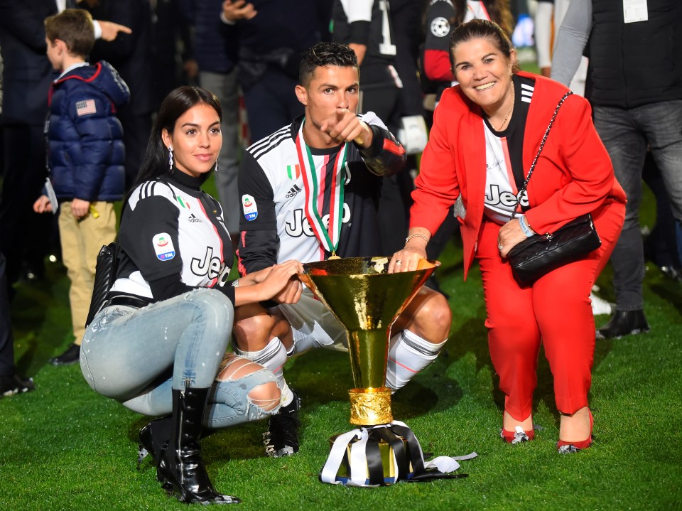 Georgina and Dolores have both offered great support to Cristiano