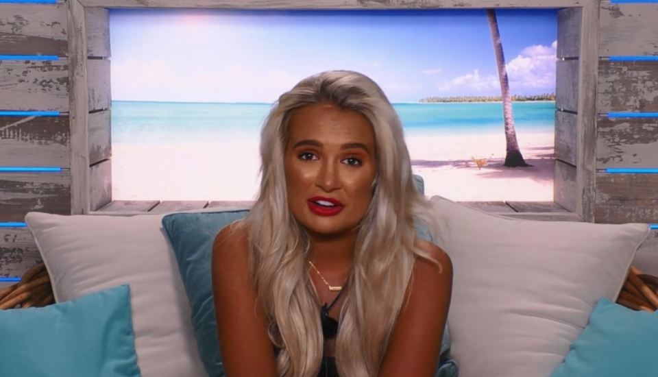 Moly shot to fame on Love Island in 2019