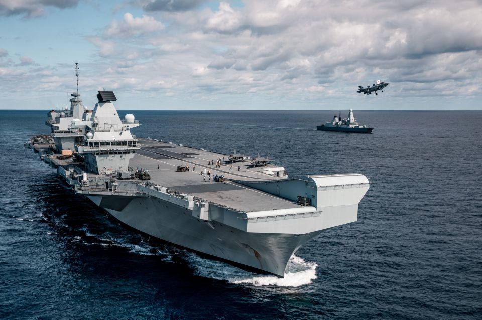 Top Brass feared the jet’s secret stealth technology could fall into Russian hands after it ditched on take-off three weeks ago from HMS Queen Elizabeth