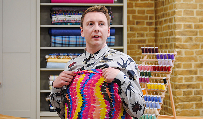 Joe Lycett is the former host of The Great British Sewing Bee