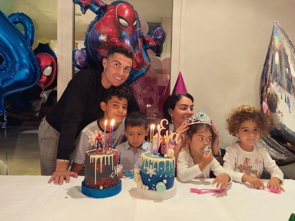 Cristiano is already a family man