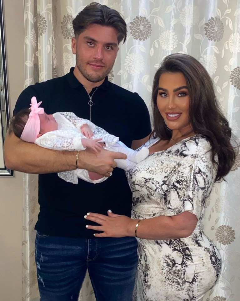 The couple are parents to four-month-old Larose