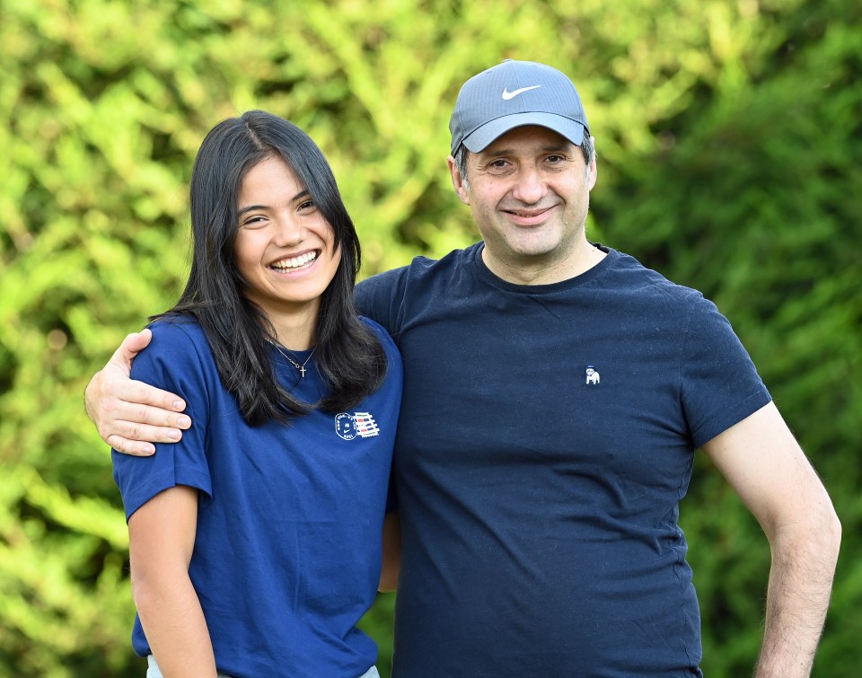 Emma came to the UK aged two with her parents Ian, pictured, and Renee when they moved from Canada