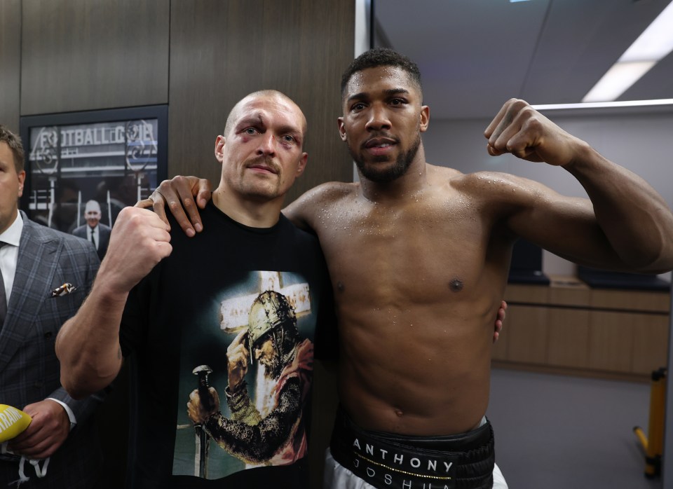 Oleksandr Usyk and Anthony Joshua are set to rematch