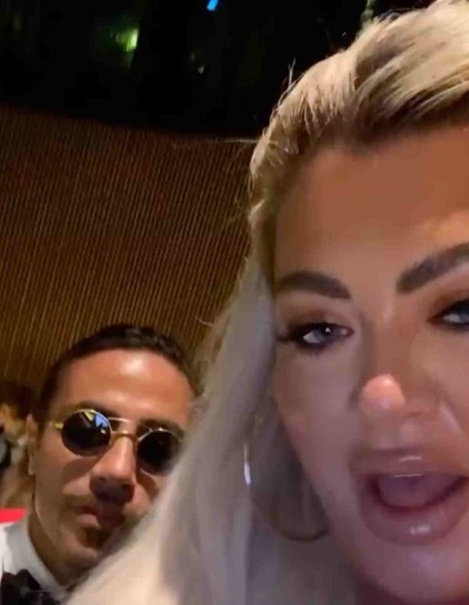 Reality star Gemma Collins said she 'felt a bit sick' after paying £1,450 for a gold-covered steak from Salt, real name Nusret Gokce