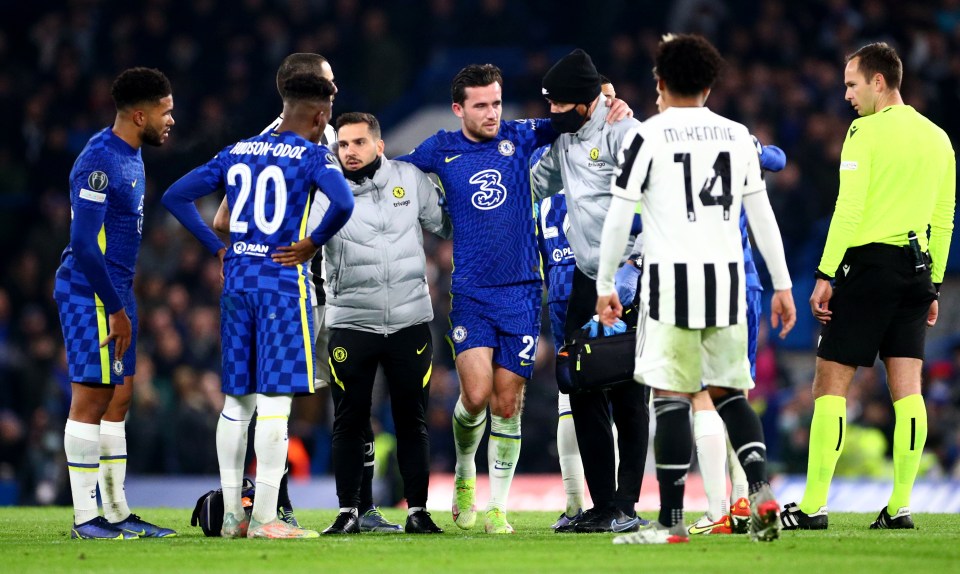 Ben Chilwell is set to miss the rest of the season with a knee injury