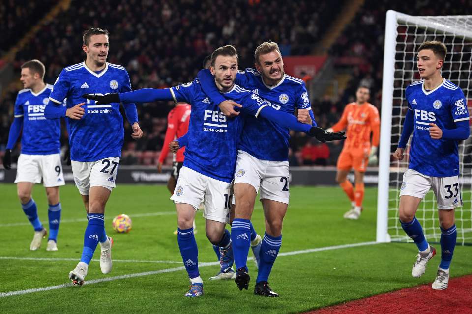 James Maddison netted shortly after the break to earn a point for visiting Leicester