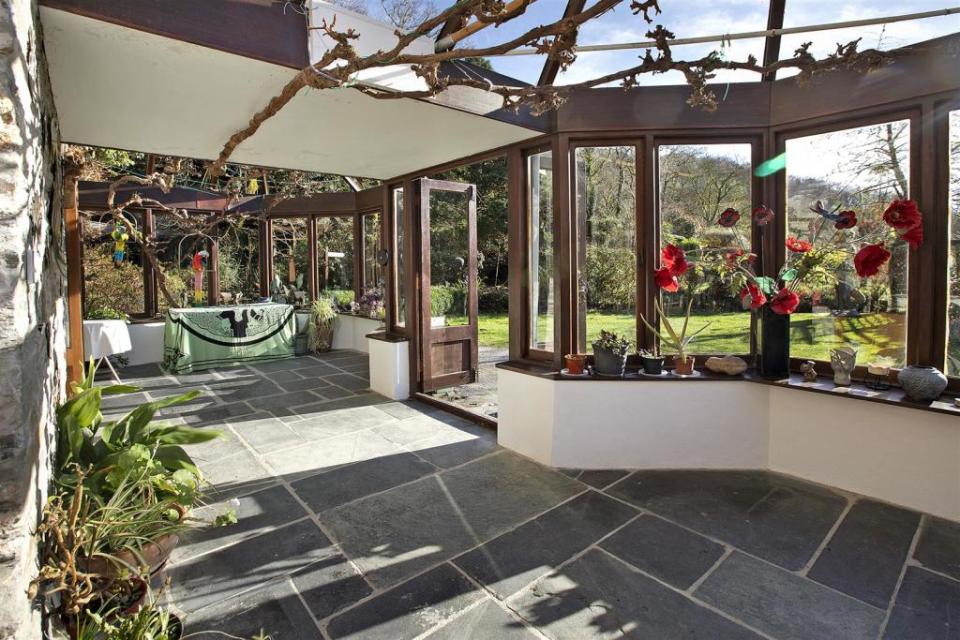 There's also a stunning conservatory