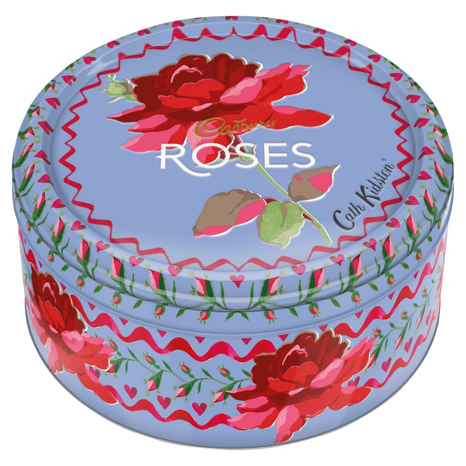 This Cath Kidston tin of Cadbury Roses is £6 at Asda