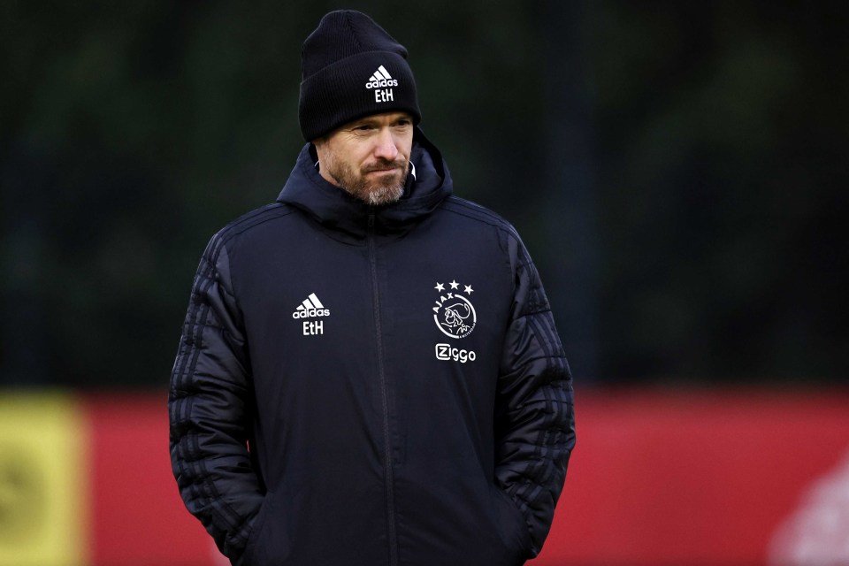 Ajax boss Erik ten Hag has been linked with Manchester United and Manchester City