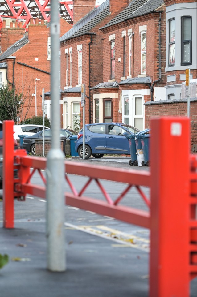 The gates were set up at both ends of Pavilion Road and Colwick Road