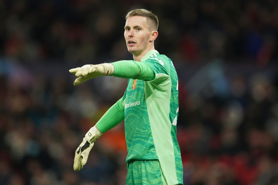 Manchester United goalkeeper Dean Henderson has been limited to just two appearances in all competitions this term