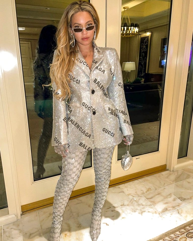 Beyonce in her dazzling Gucci x Balenciaga suit that cost $13,000 - but sometimes less really is more