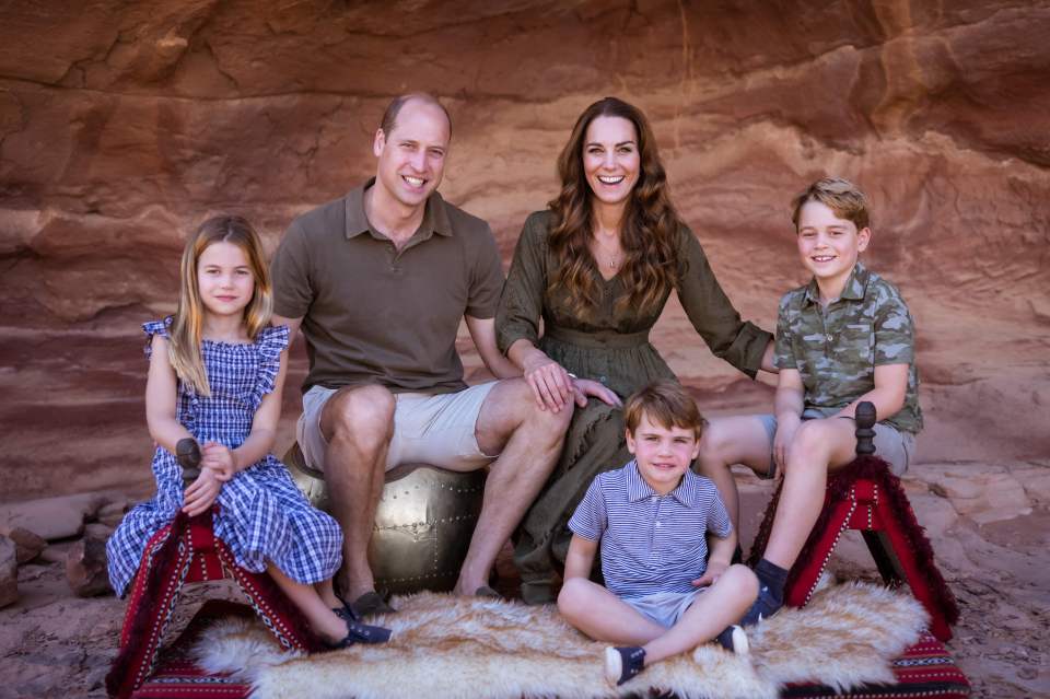 Prince William and Kate Middleton went to Jordan on a family holiday earlier this year