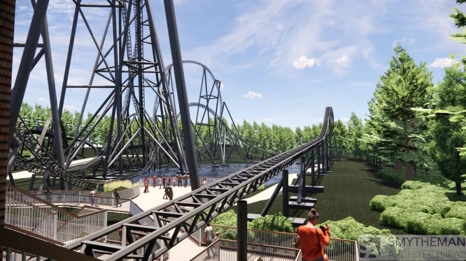 The plans for the monster rollercoaster  were unveiled at a presentation for local residents