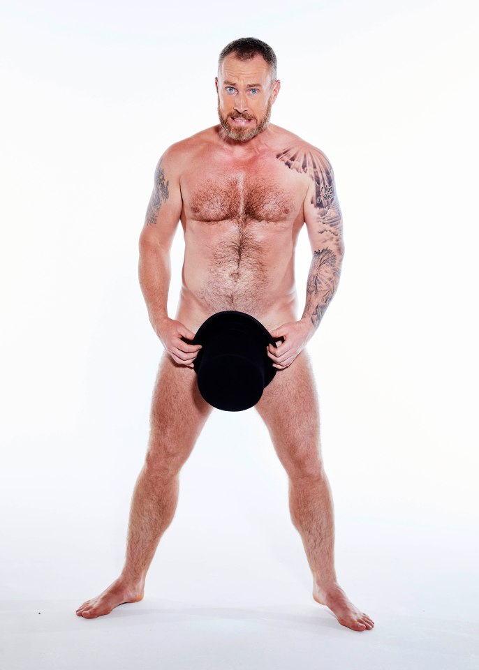 Dancer James Jordan also took his clothes off for the show