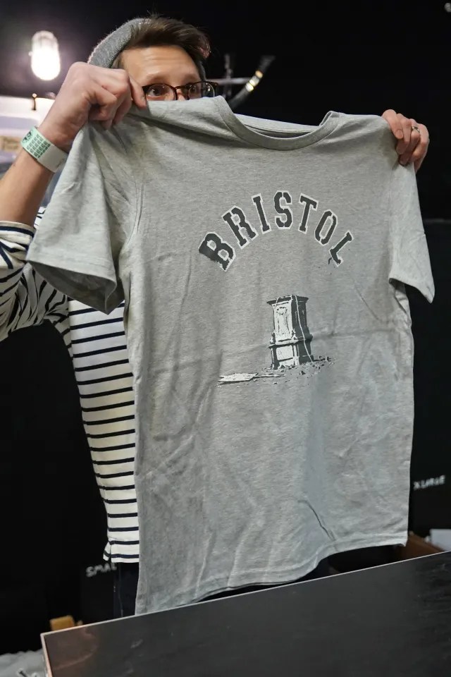 Limited edition Banksy T-shirts are being flogged on eBay just hours after going on sale