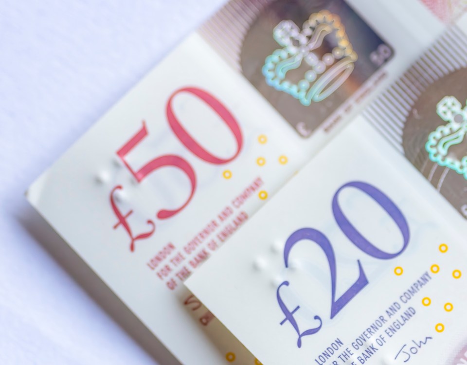 Both paper and plastic £20 and £50 notes are accepted - for now