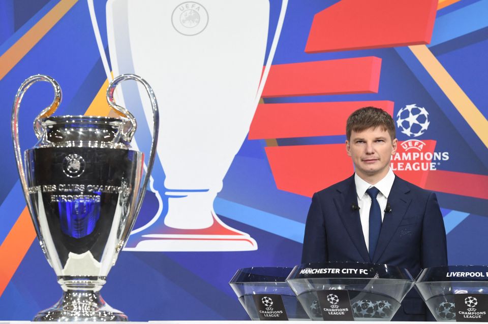 Ex-Arsenal midfield Andrey Arshavin took part in the draw