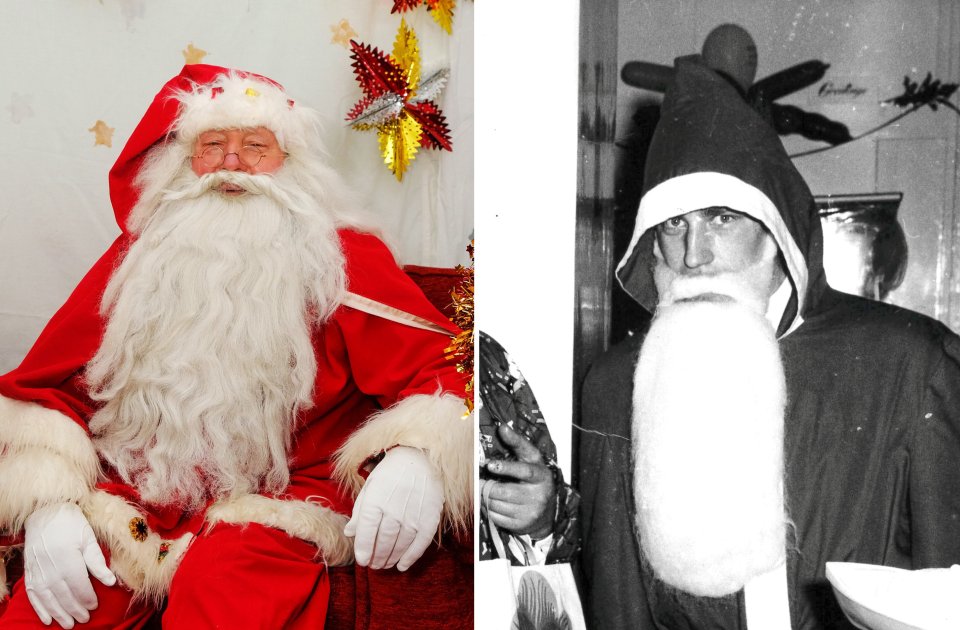 Ray first stood in as Father Christmas aged 18