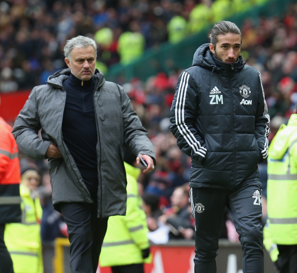 When his father was at Manchester United, he Jose Jr sat in the dugout for work experience