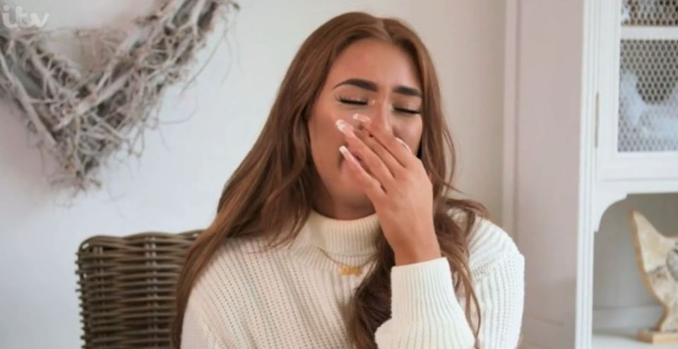 Demi Jones broke down in tears talking about her stepdad and his terminal cancer