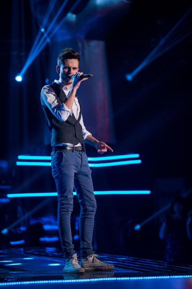 He stunned The Voice judges with his incredible singing on the BBC show