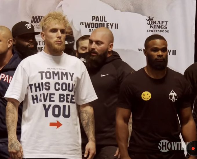 Jake Paul goaded Tommy Fury from afar