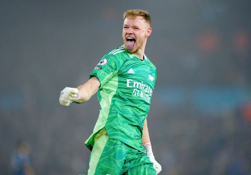 Aaron Ramsdale was quick to give it back to Leeds fans after they goaded him at Elland Road