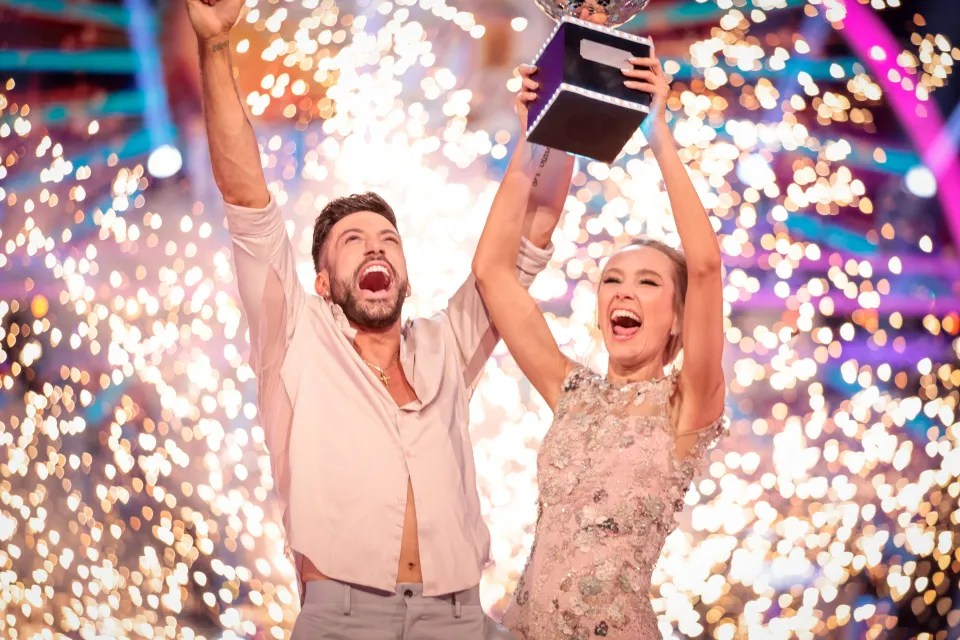 Rose and partner Giovanni became the Strictly champs