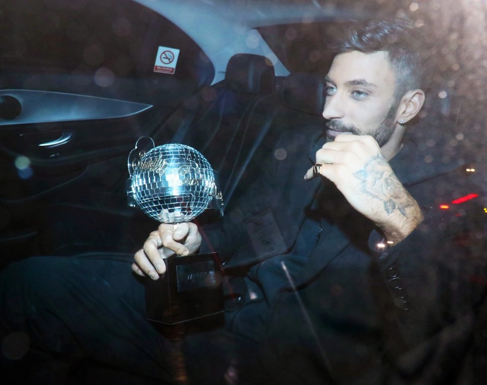 Strictly pro Giovanni clutched the Glitterball trophy after win in 2021 series of BBC show