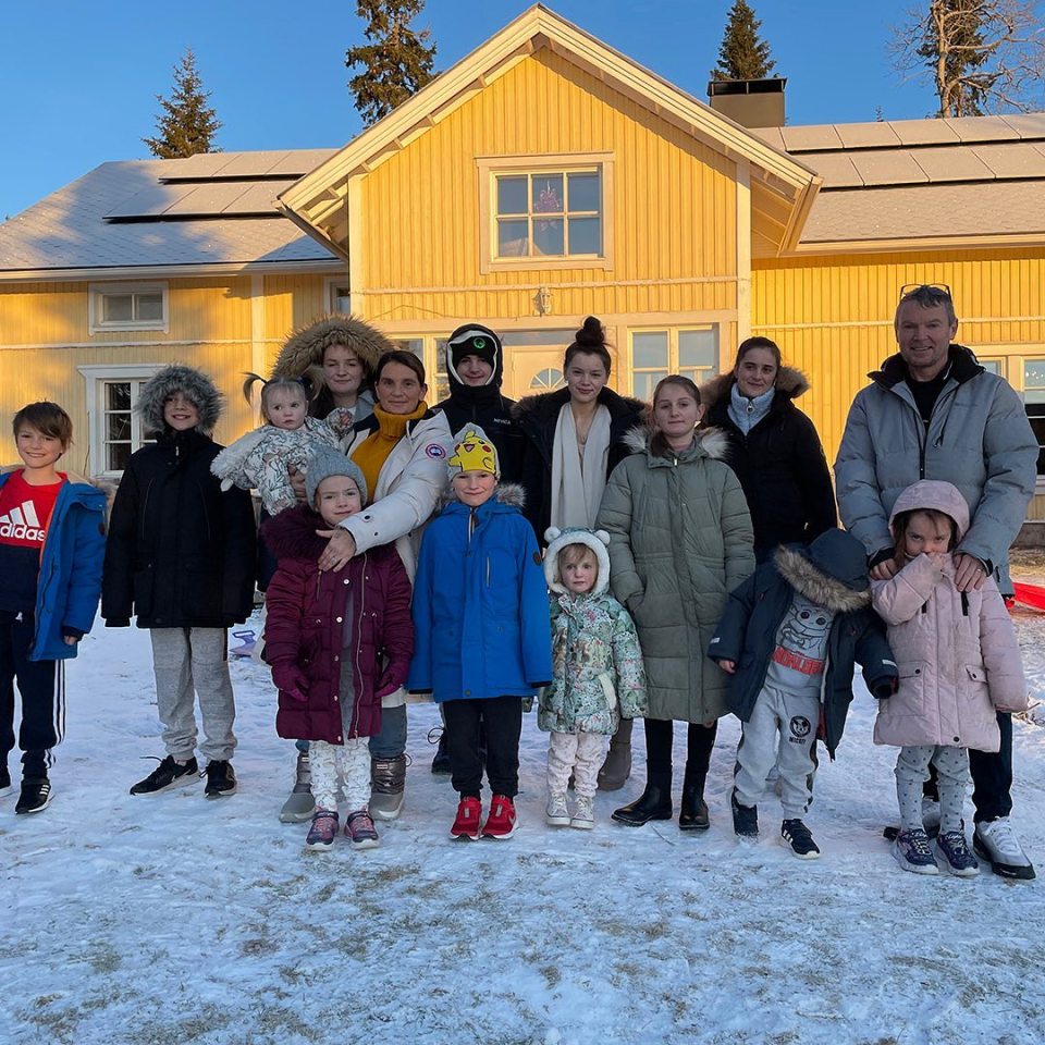 Britain's biggest family the Radfords have given us a look at their pre-Christmas trip to Lapland