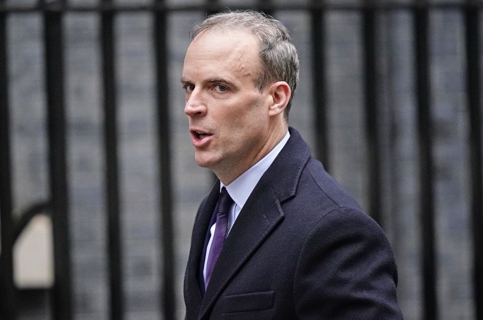 Dominic Raab said the leaks were 'certainly being done' with a mind 'to damage the government'