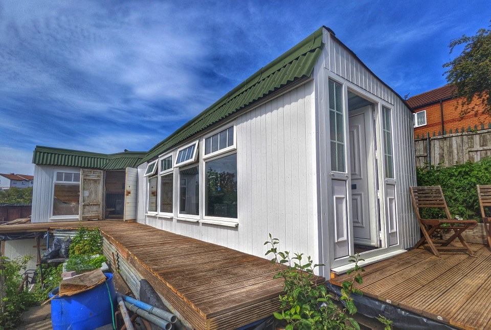 Neil Wheatley from Jarrow, Tyne and Wear, has transformed his old pigeon shed into a private den