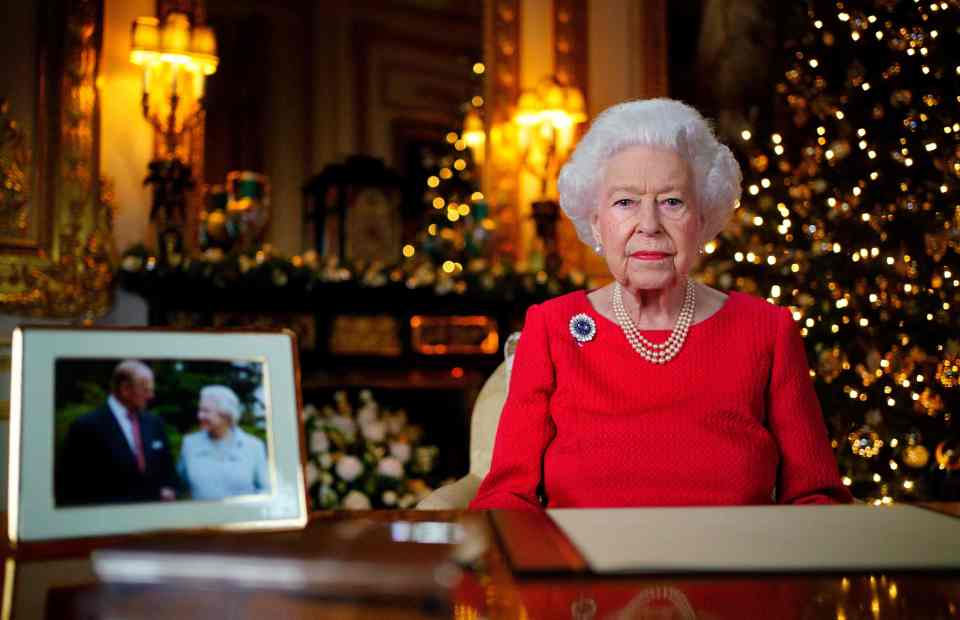 The Queen also released an official Christmas image ahead of her festive speech