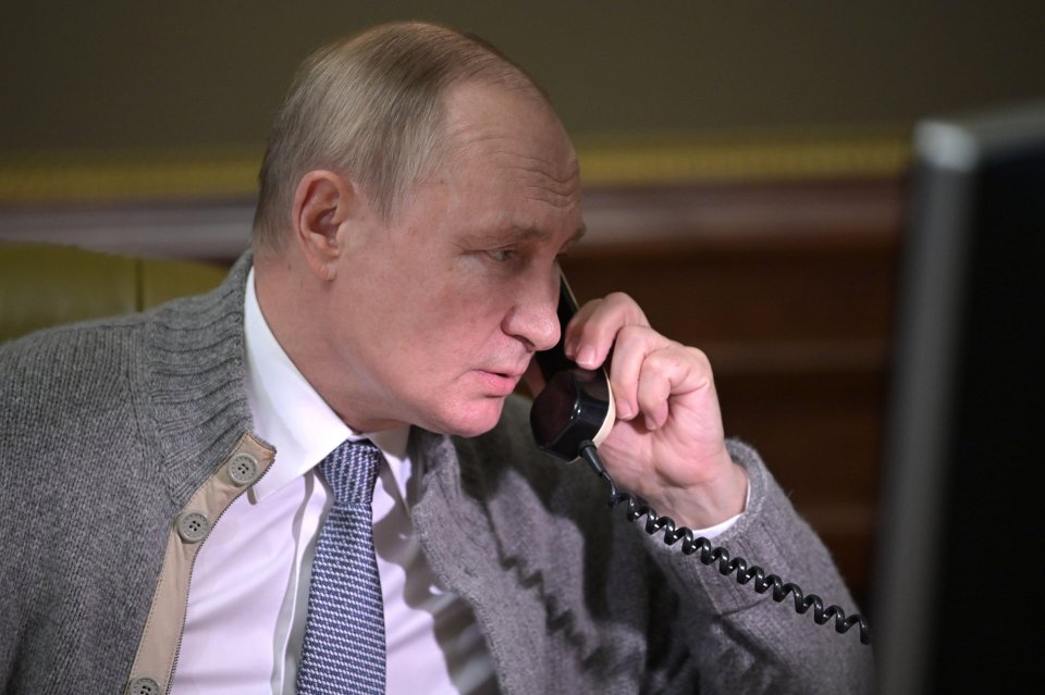 . Russia's President Vladimir Putin, pictured here today is determined to stop NATO expansion