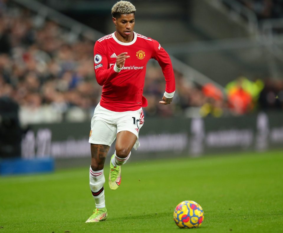 Marcus Rashford was berated by Cristiano Ronaldo for a stray pass against Newcastle