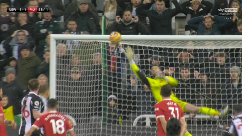 David de Gea saved Manchester United with this stunning save