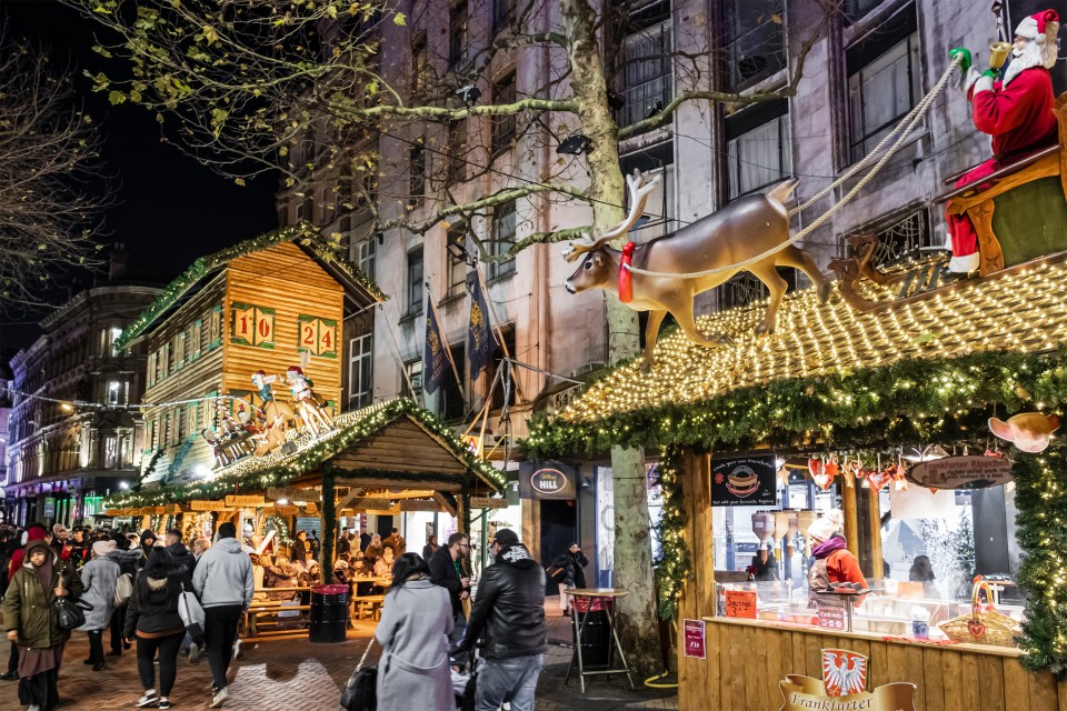 The victim's phone was robbed at Birmingham's Christmas market on December 12