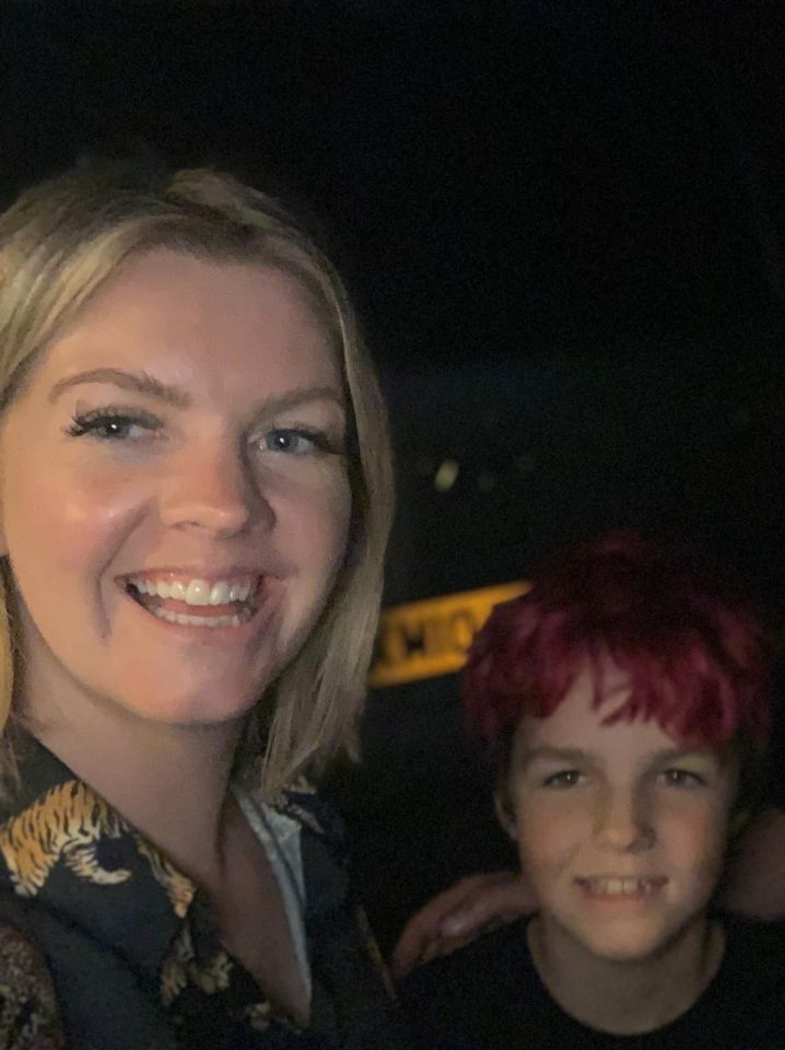 Mum Angela and nine-year-old Zac