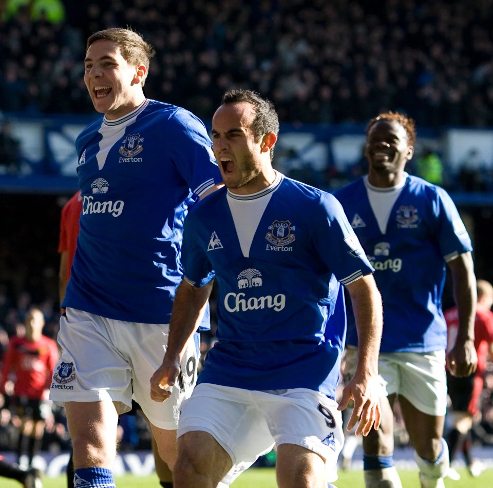 Landon Donovan enjoyed two loan spells in the Premier League with Everton